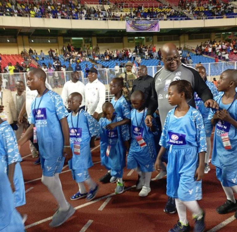 RDC : Félix Tshisekedi participe au match de gala pour la paix dans l’Est