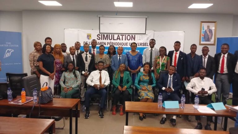 Simulation de l’EPU : UPR Info et le Centre Carter outillent les étudiants de l’UPN sur les droits humains