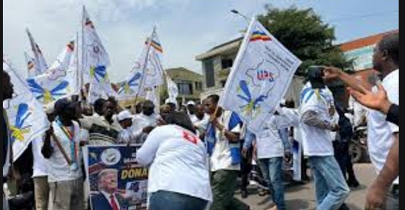 RDC : démonstration de soutien du parti présidentiel aux sanctions américaines contre Joseph Kabila