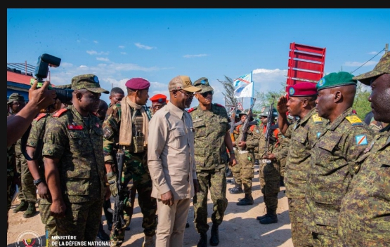 Uvira : Me Guy Kabombo en mission d’évaluation sécuritaire et de suivi opérationnelle des FARDC