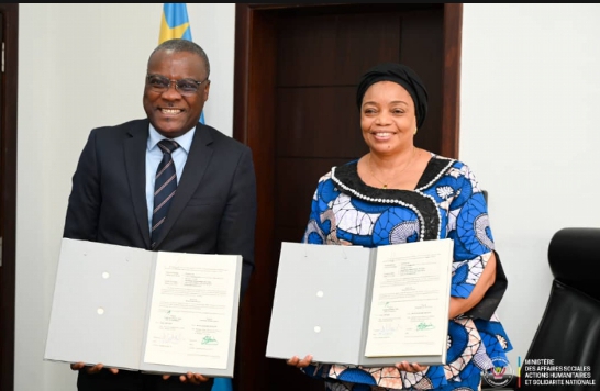 RDC : le Ministère des Affaires sociales et l’UNFPA signent un accord pour renforcer l’action humanitaire