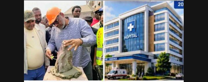 Kinshasa : Sur fonds propres de la Fondation Gekoko Mulumba (FOGEKO), un hôpital moderne en construction à Kingabwa