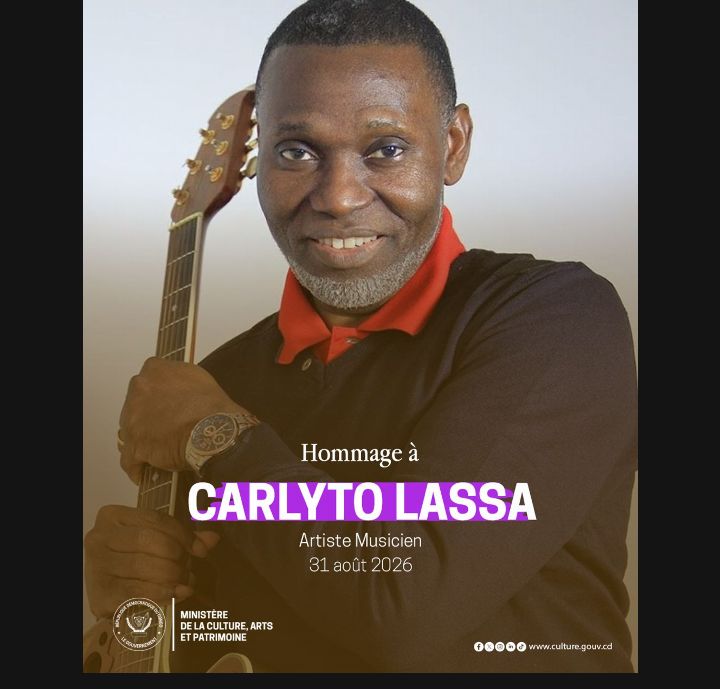 Ministère de la culture, arts et patrimoine : Yolande Elebe écrit un poème en hommage au chanteur Carlyto Lassa