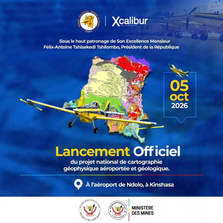 Lancement officiel du projet national de cartographie géophysique aéroportée et géologique