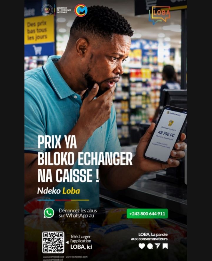 ‘’Loba’’RDC : le Ministère de l’Économie Nationale lance une plateforme numérique efficace pour la protection des consommateurs !